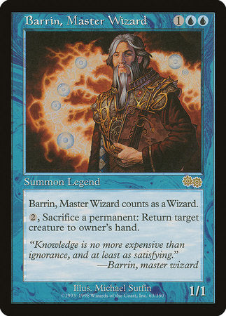 Barrin, Master Wizard [Urza's Saga] | Cracking-Singles