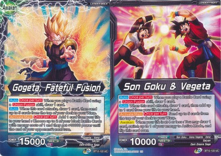 Son Goku & Vegeta // Gogeta, Fateful Fusion [BT12-122] | Cracking-Singles