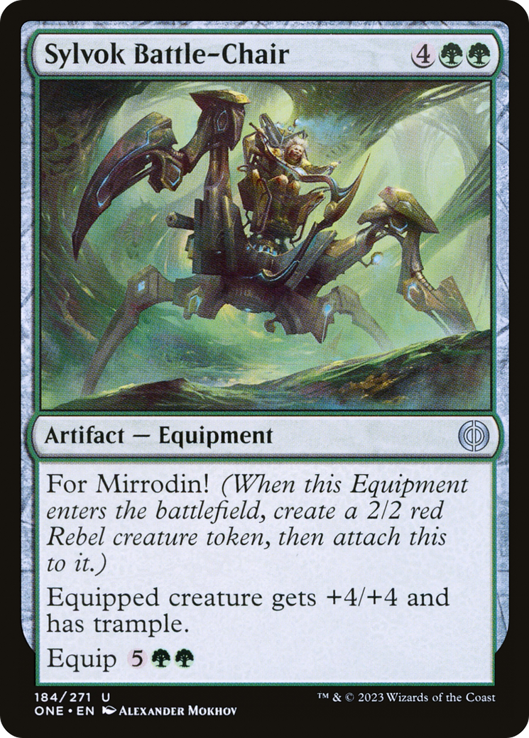 Sylvok Battle-Chair [Phyrexia: All Will Be One] | Cracking-Singles