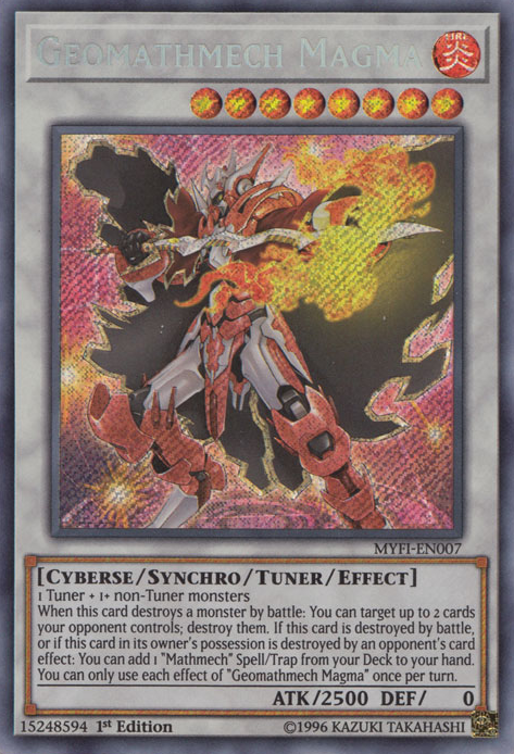 Geomathmech Magma [MYFI-EN007] Secret Rare | Cracking-Singles