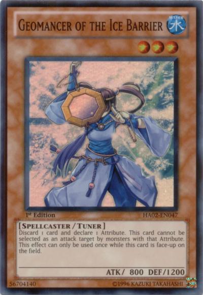 Geomancer of the Ice Barrier [HA02-EN047] Super Rare | Cracking-Singles