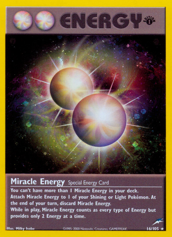 Miracle Energy (16/105) [Neo Destiny 1st Edition] | Cracking-Singles