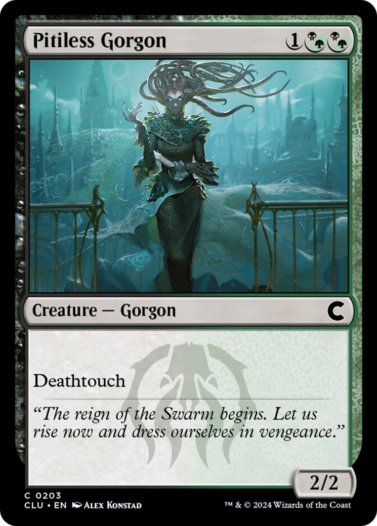 Pitiless Gorgon [Ravnica: Clue Edition] | Cracking-Singles