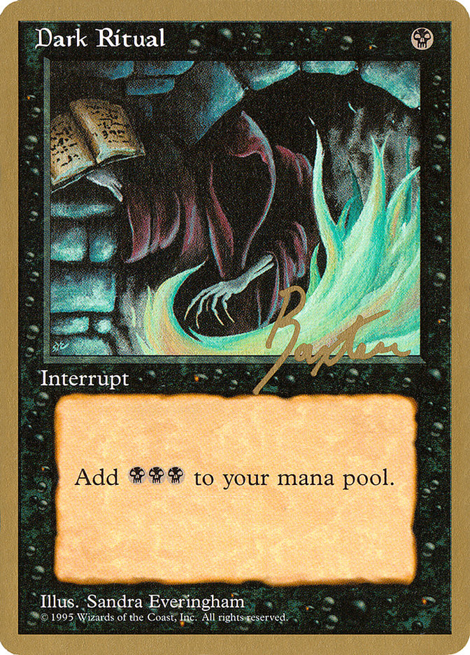 Dark Ritual (George Baxter) [Pro Tour Collector Set] | Cracking-Singles