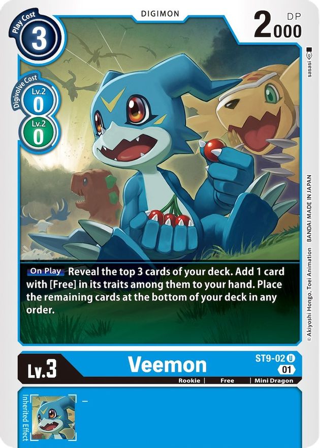 Veemon [ST9-02] [Starter Deck: Ultimate Ancient Dragon] | Cracking-Singles