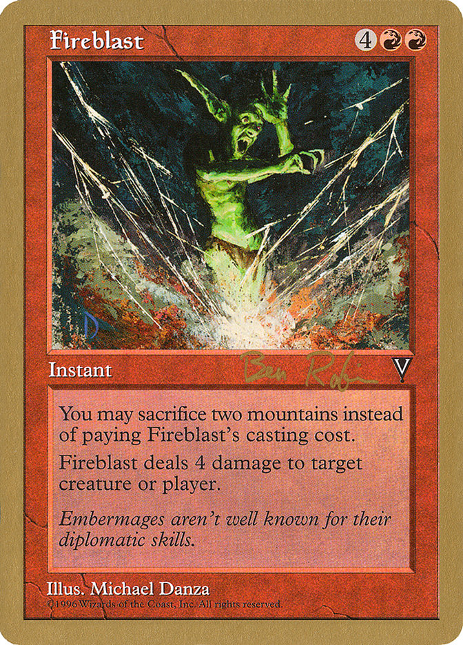 Fireblast (Ben Rubin) [World Championship Decks 1998] | Cracking-Singles