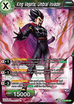 King Vegeta, Umbral Invader (Uncommon) [BT13-064] | Cracking-Singles