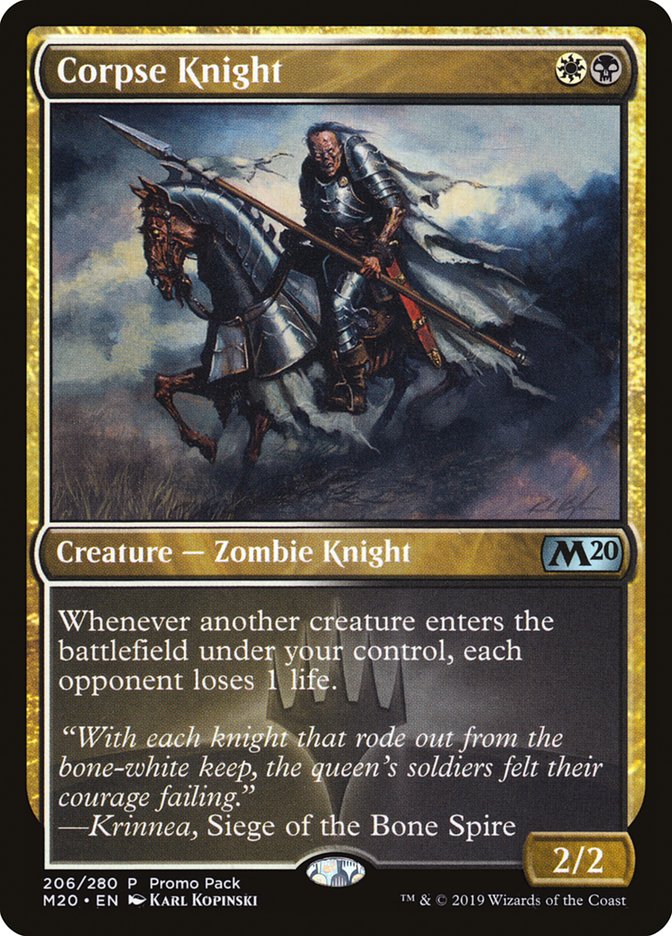 Corpse Knight [Core Set 2020 Promos] | Cracking-Singles