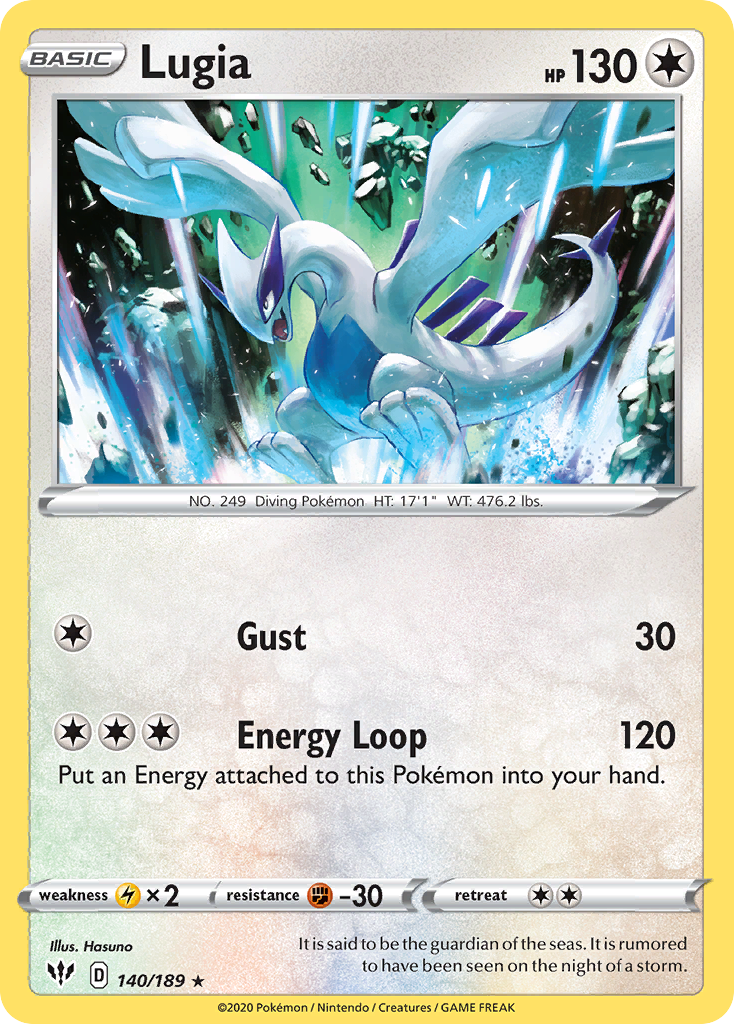 Lugia (140/189) [Sword & Shield: Darkness Ablaze] | Cracking-Singles