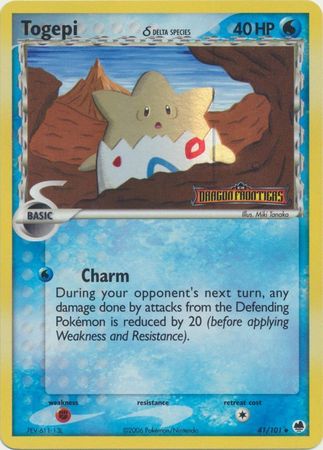 Togepi (41/101) (Delta Species) (Stamped) [EX: Dragon Frontiers] | Cracking-Singles