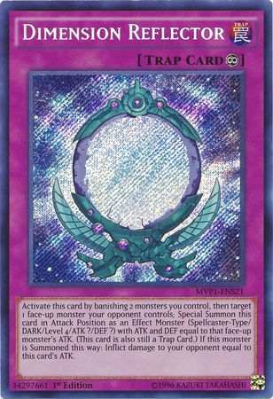 Dimension Reflector [MVP1-ENS21] Secret Rare | Cracking-Singles