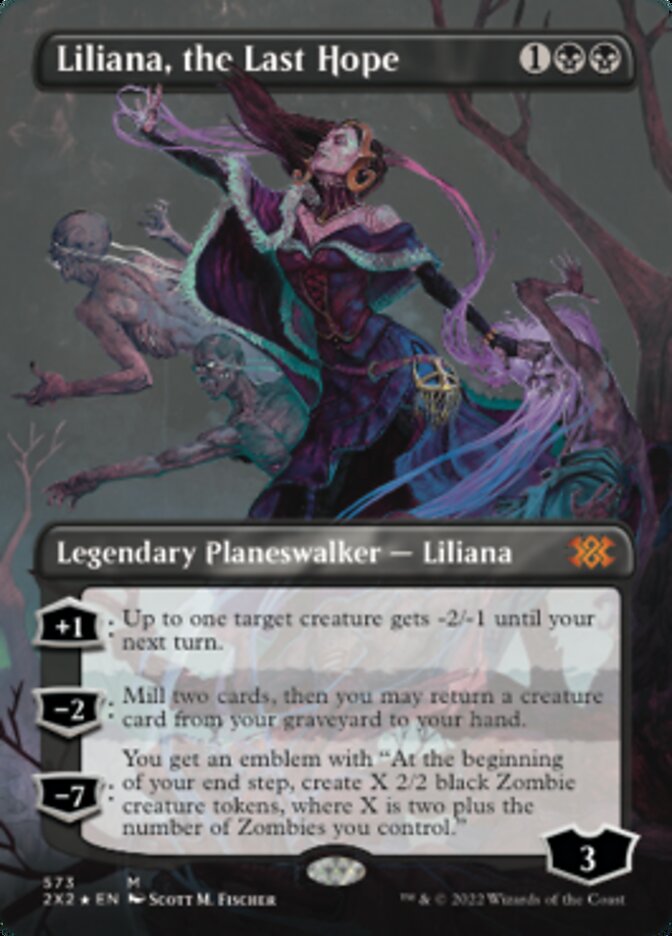 Liliana, the Last Hope (Textured Foil) [Double Masters 2022] | Cracking-Singles