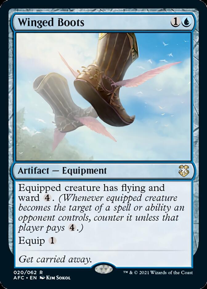 Winged Boots [Dungeons & Dragons: Adventures in the Forgotten Realms Commander] | Cracking-Singles