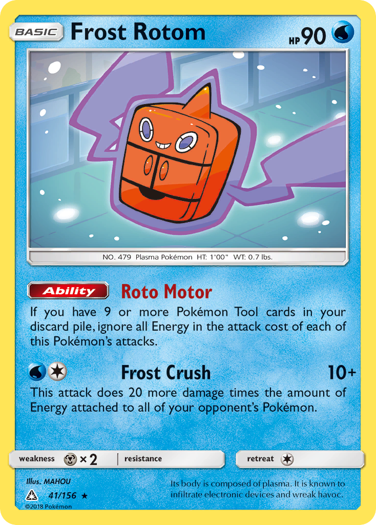 Frost Rotom (41/156) [Sun & Moon: Ultra Prism] | Cracking-Singles