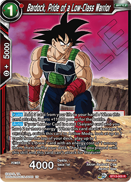 Bardock, Pride of a Low-Class Warrior (Rare) [BT13-005] | Cracking-Singles