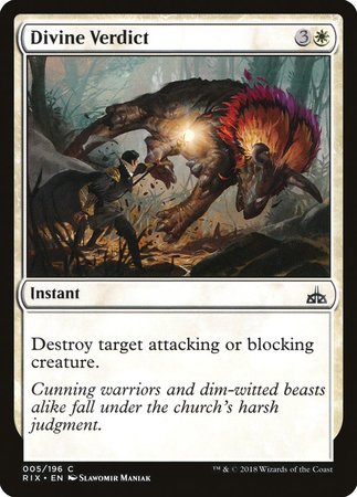 Divine Verdict [Rivals of Ixalan] | Cracking-Singles