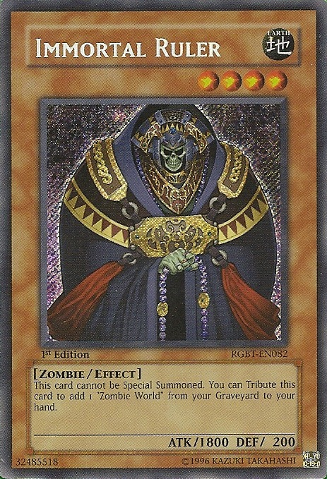 Immortal Ruler [RGBT-EN082] Secret Rare | Cracking-Singles