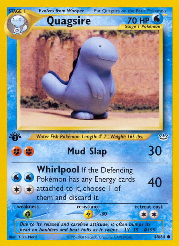 Quagsire (48/64) [Neo Revelation 1st Edition] | Cracking-Singles