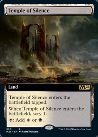 Temple of Silence (Extended Art) [Core Set 2021] | Cracking-Singles