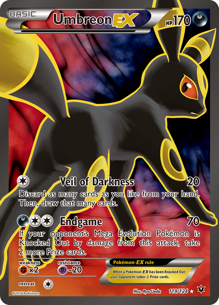 Umbreon EX (119/124) [XY: Fates Collide] | Cracking-Singles