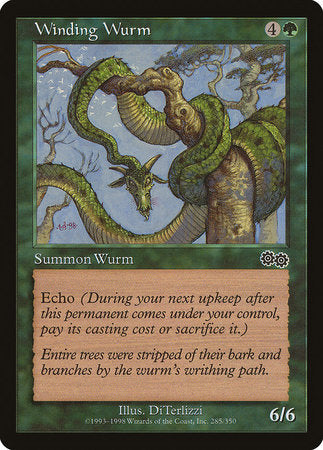 Winding Wurm [Urza's Saga] | Cracking-Singles