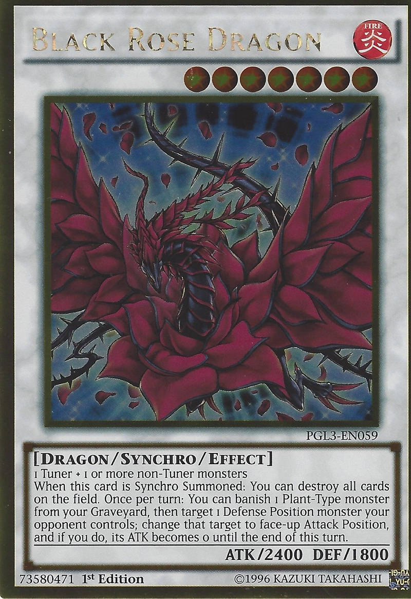 Black Rose Dragon [PGL3-EN059] Gold Rare | Cracking-Singles