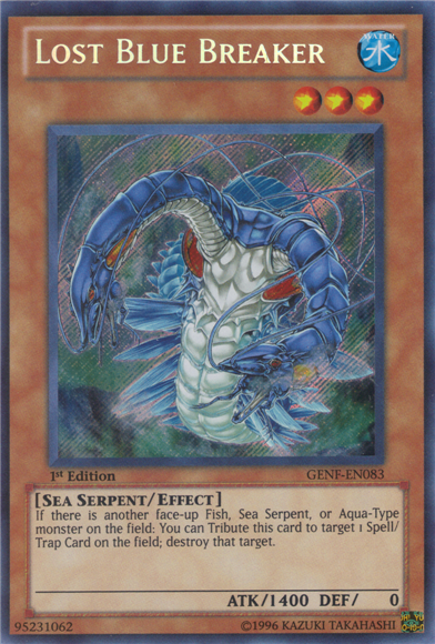 Lost Blue Breaker [GENF-EN083] Secret Rare | Cracking-Singles