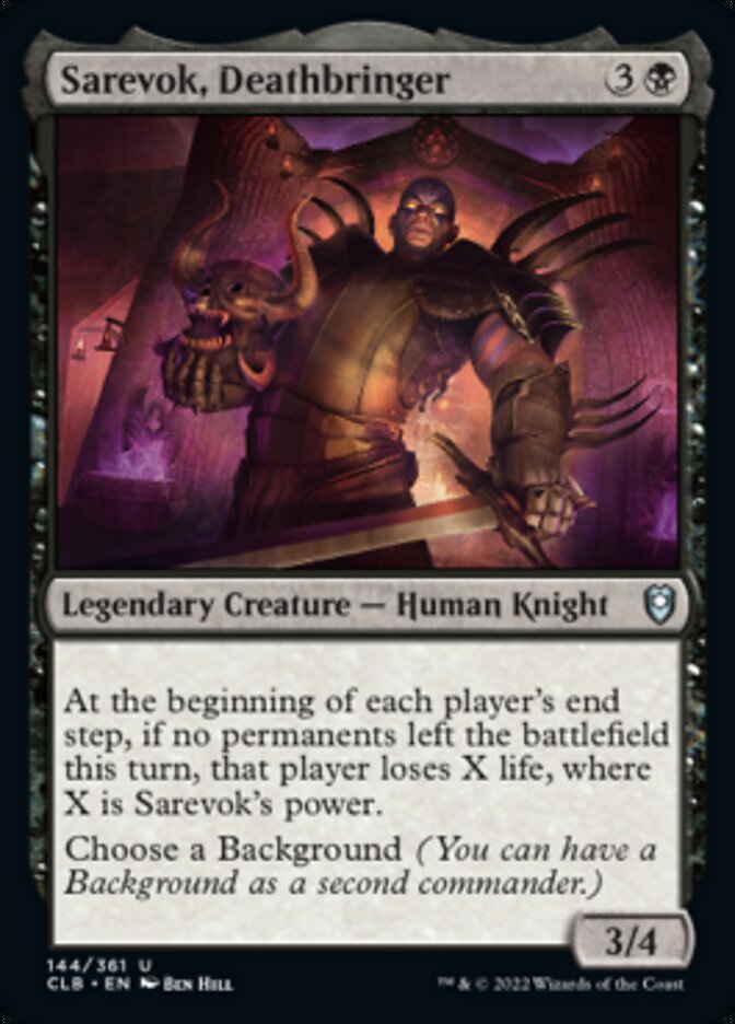 Sarevok, Deathbringer [Commander Legends: Battle for Baldur's Gate] | Cracking-Singles