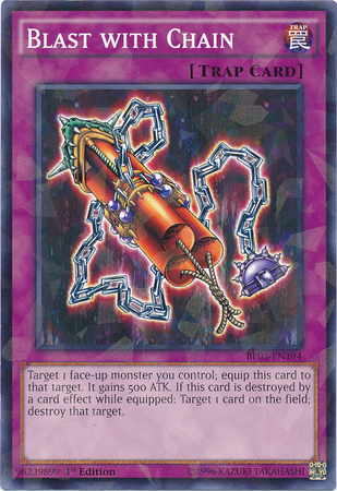 Blast with Chain [BP03-EN194] Shatterfoil Rare | Cracking-Singles