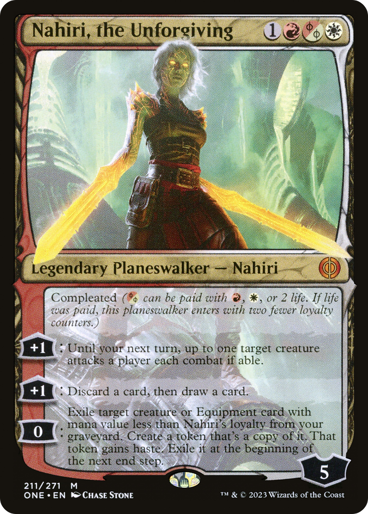 Nahiri, the Unforgiving [Phyrexia: All Will Be One] | Cracking-Singles