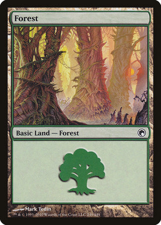 Forest (249) [Scars of Mirrodin] | Cracking-Singles