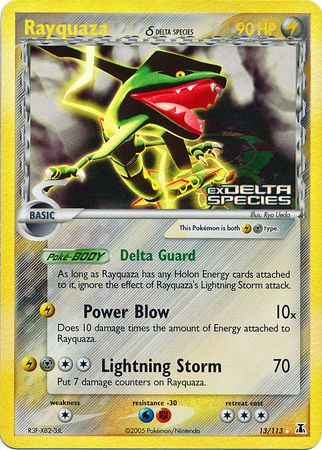 Rayquaza (13/113) (Delta Species) (Stamped) [EX: Delta Species] | Cracking-Singles