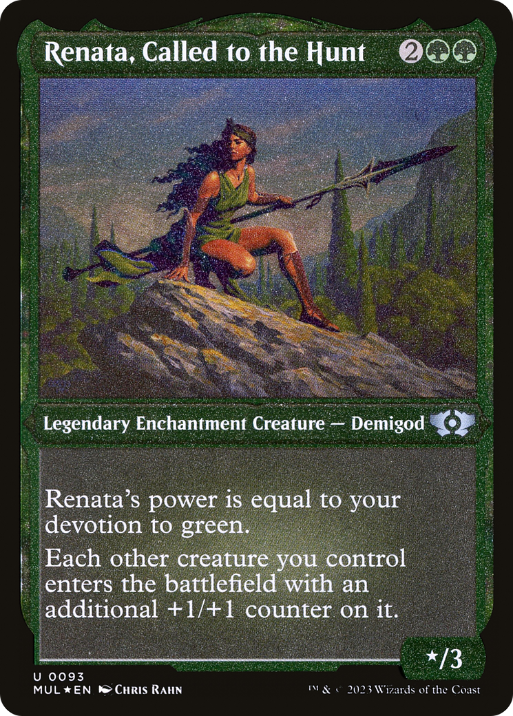 Renata, Called to the Hunt (Foil Etched) [Multiverse Legends] | Cracking-Singles