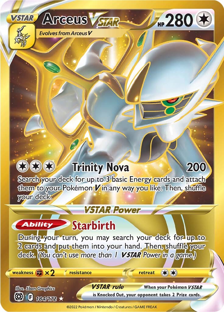 Arceus VSTAR (184/172) [Sword & Shield: Brilliant Stars] | Cracking-Singles