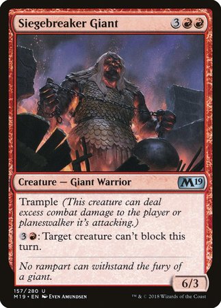 Siegebreaker Giant [Core Set 2019] | Cracking-Singles