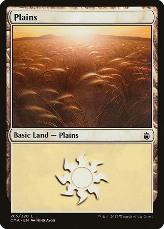 Plains (285) [Commander Anthology] | Cracking-Singles