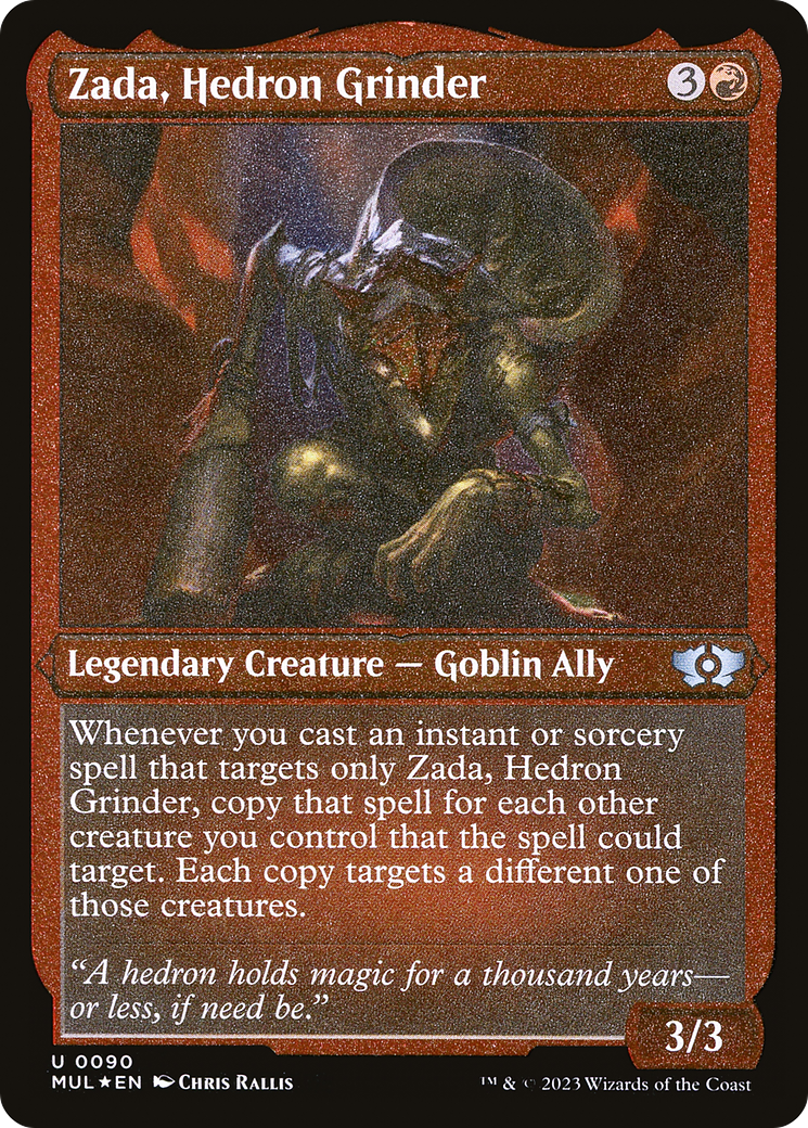 Zada, Hedron Grinder (Foil Etched) [Multiverse Legends] | Cracking-Singles