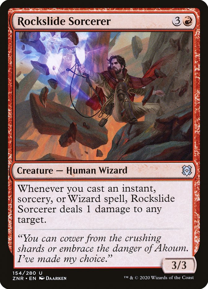 Rockslide Sorcerer [Zendikar Rising] | Cracking-Singles