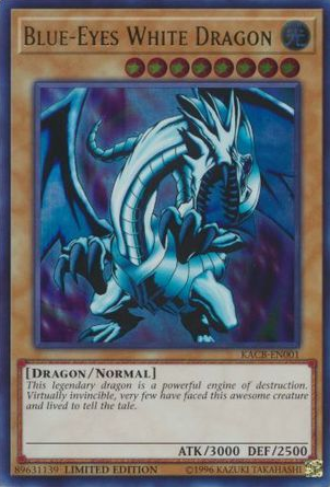 Blue-Eyes White Dragon [KACB-EN001] Ultra Rare | Cracking-Singles