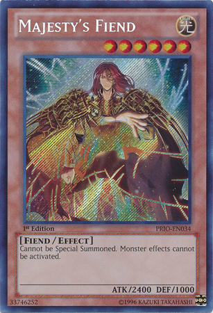 Majesty's Fiend [PRIO-EN034] Secret Rare | Cracking-Singles