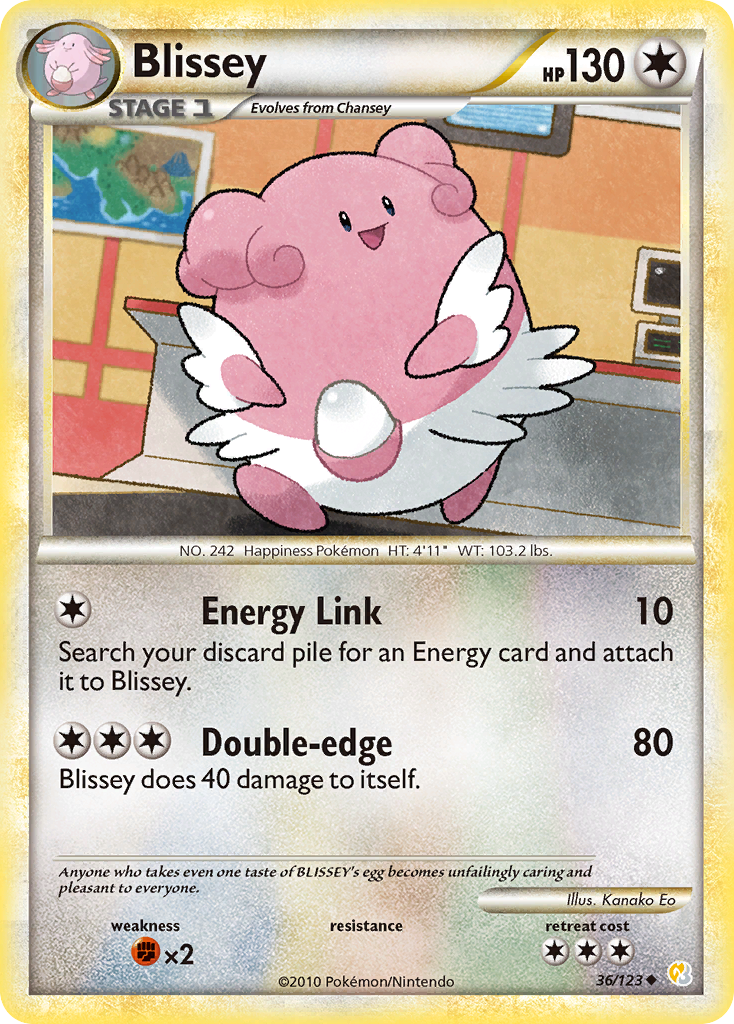 Blissey (36/123) [HeartGold & SoulSilver: Base Set] | Cracking-Singles