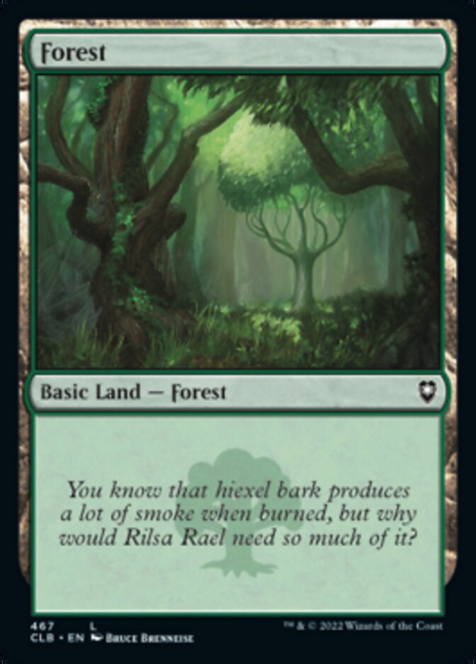 Forest (467) [Commander Legends: Battle for Baldur's Gate] | Cracking-Singles