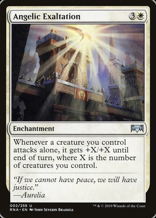 Angelic Exaltation [Ravnica Allegiance] | Cracking-Singles