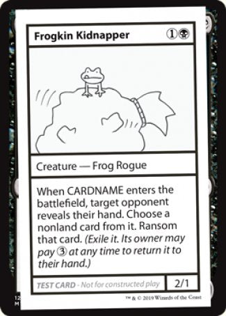 Frogkin Kidnapper (2021 Edition) [Mystery Booster Playtest Cards] | Cracking-Singles