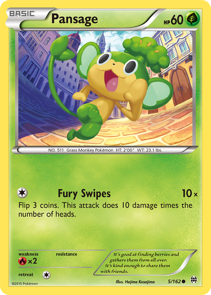 Pansage (5/162) [XY: BREAKthrough] | Cracking-Singles