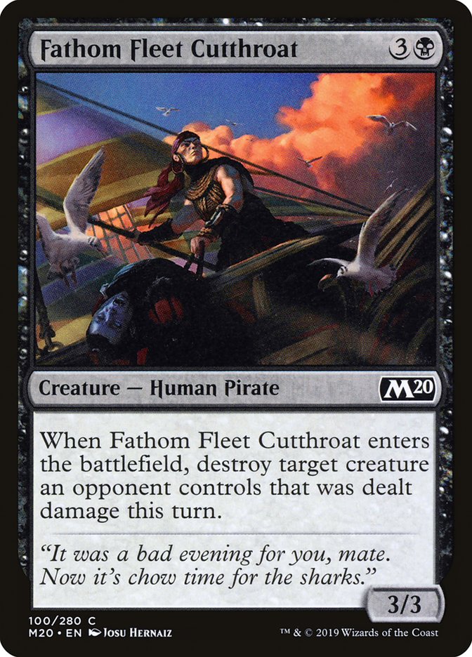 Fathom Fleet Cutthroat [Core Set 2020] | Cracking-Singles