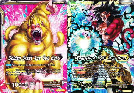 Golden Great Ape Son Goku // Long Odds SS4 Son Goku (Starter Deck - The Crimson Saiyan) [SD5-01] | Cracking-Singles