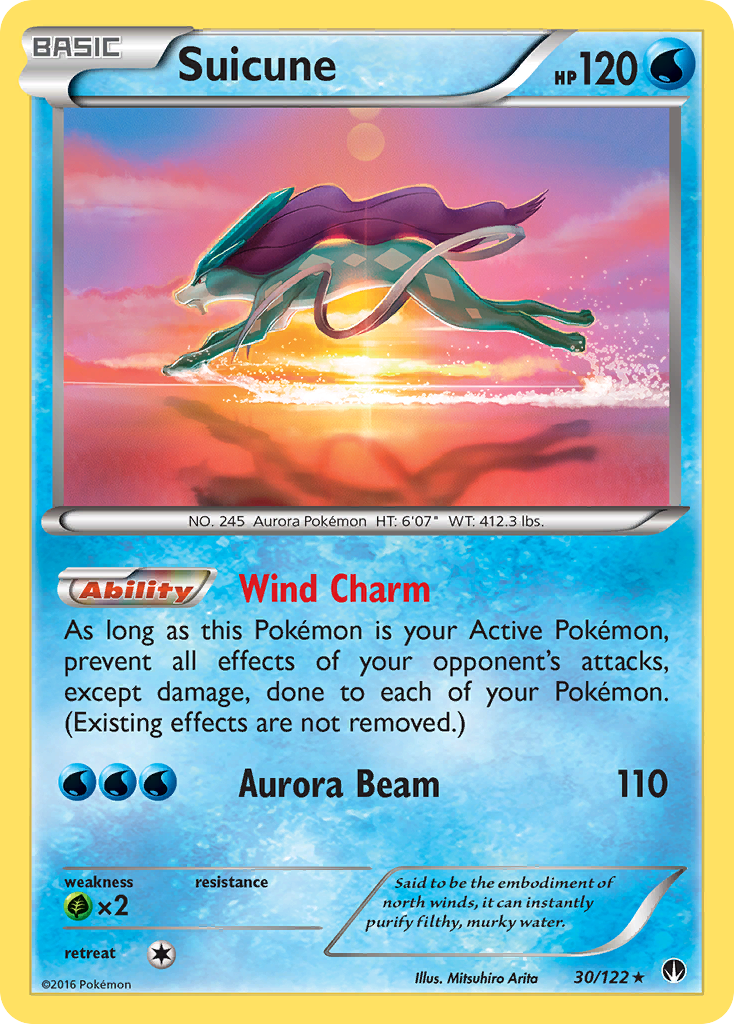 Suicune (30/122) [XY: BREAKpoint] | Cracking-Singles