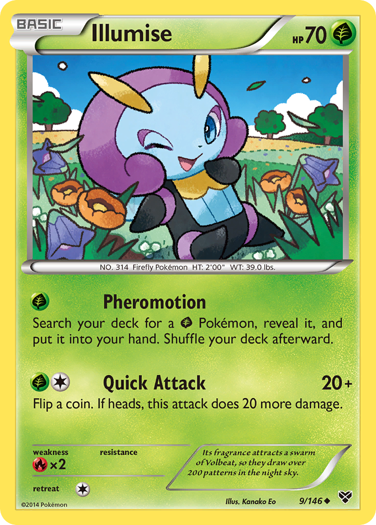 Illumise (9/146) [XY: Base Set] | Cracking-Singles