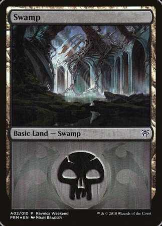 Swamp - Dimir (A02) [GRN Ravnica Weekend] | Cracking-Singles